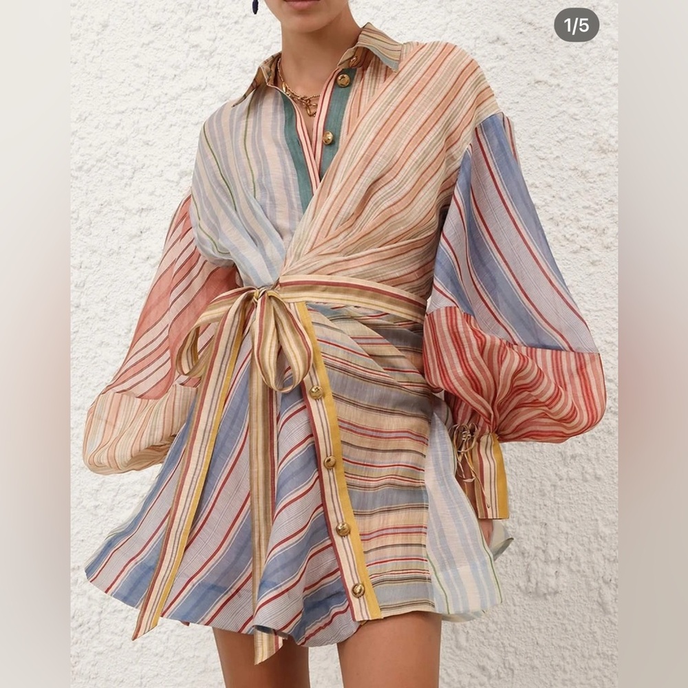Zimmermann Rebellion Mini Dress - AU Size 1